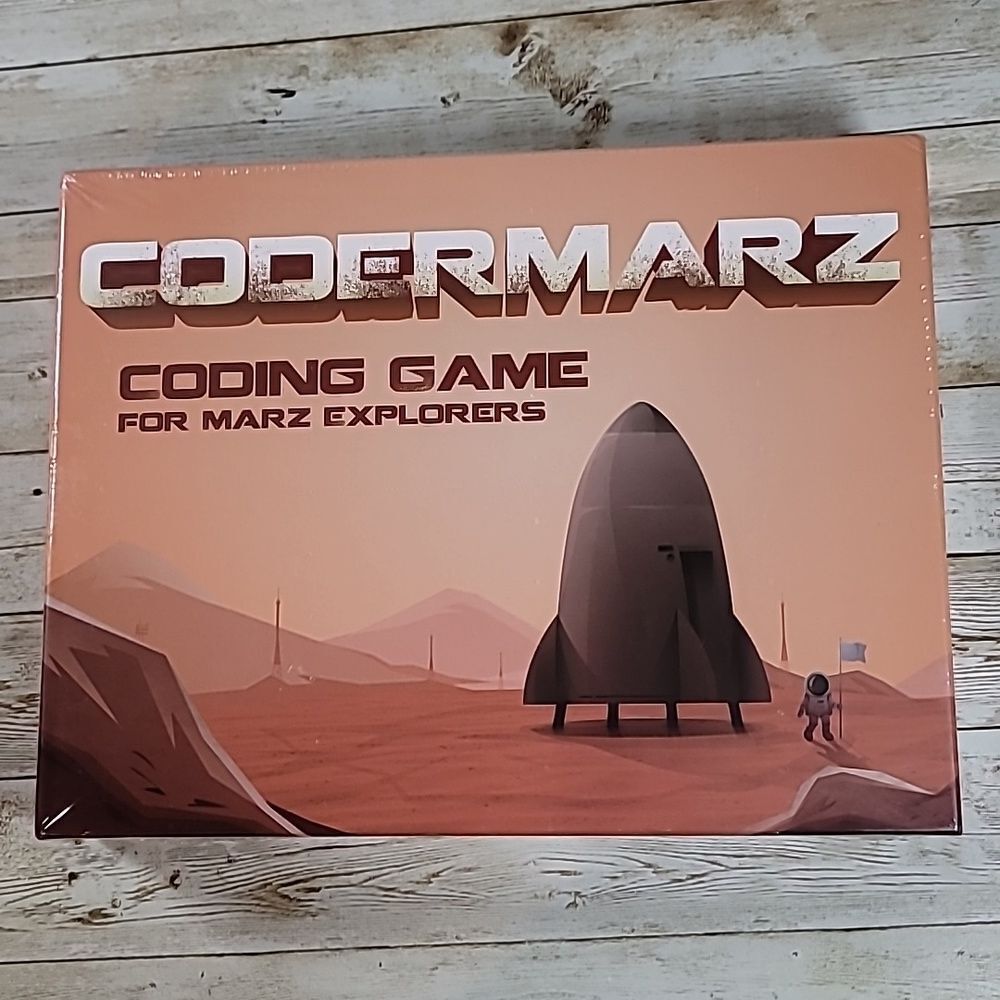 NEW Codermarz Coding Game for‎ Marz Explorers Board Card Sealed with Damaged Box